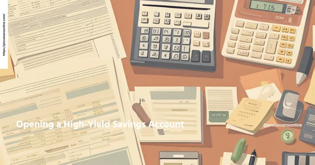 Instructions for Opening a High-Yield Savings Account